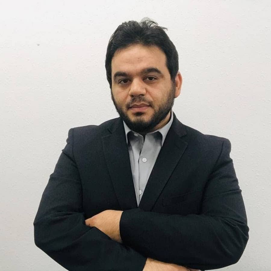 Portrait of Quran reciter Ahmed Al Haddad