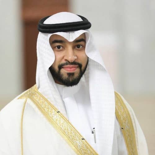 Portrait of Quran reciter Ahmed Al Lahdan Al Dosari