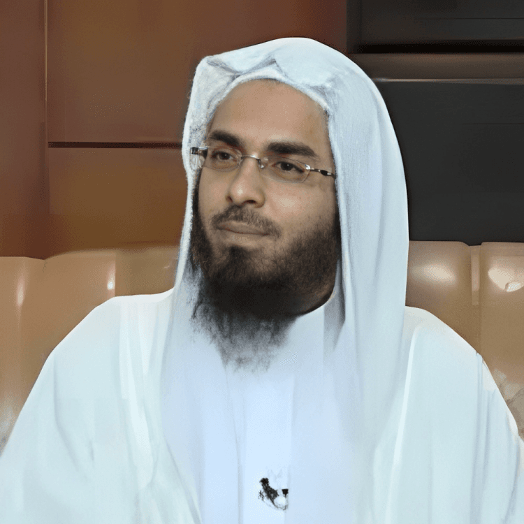 Retrato del recitador del Corán Ahmed Saber