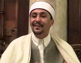 Portret van Koranreciteur Al Arabi Al Kathiri