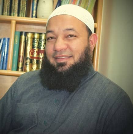 Portrait of Quran reciter Reda Abdel Mohsen