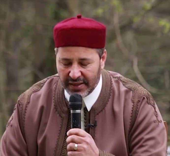Portret van Koranreciteur Tariq Daoub