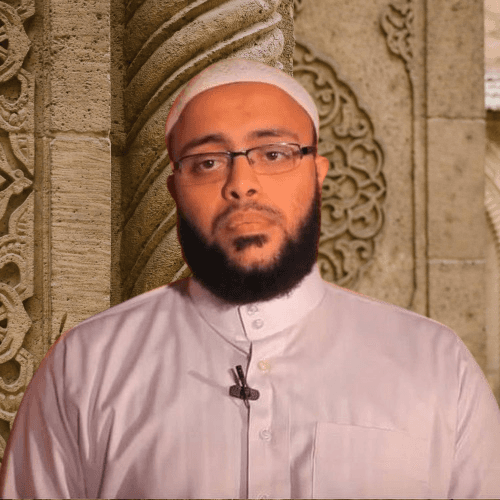 Portrait of Quran reciter Tariq Youssef Arafa