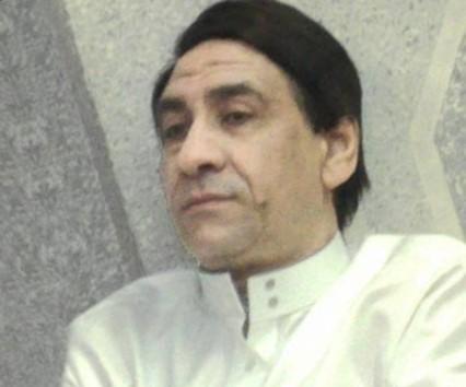 Portrait of Quran reciter Ahmed Abdel Fattah El Minyawi
